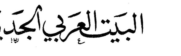 البيت العربي الجديد