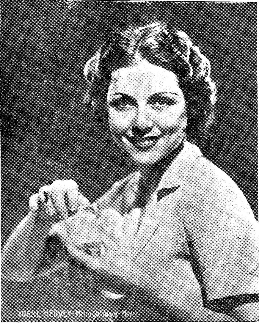 IRENE HERVEY - Metro Goldwyn - Mayer