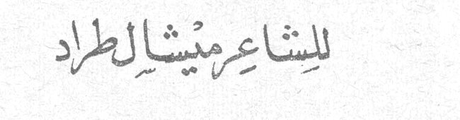 ميشال طراد