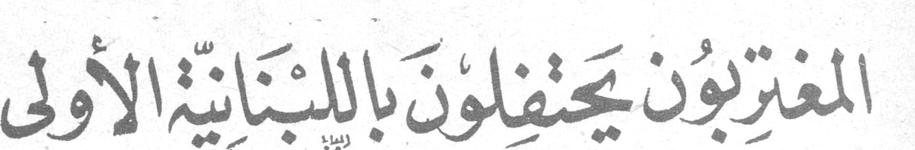 المغتربون يحتفلون باللبنانية الأولى