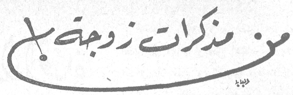 من مذكرات زوجة