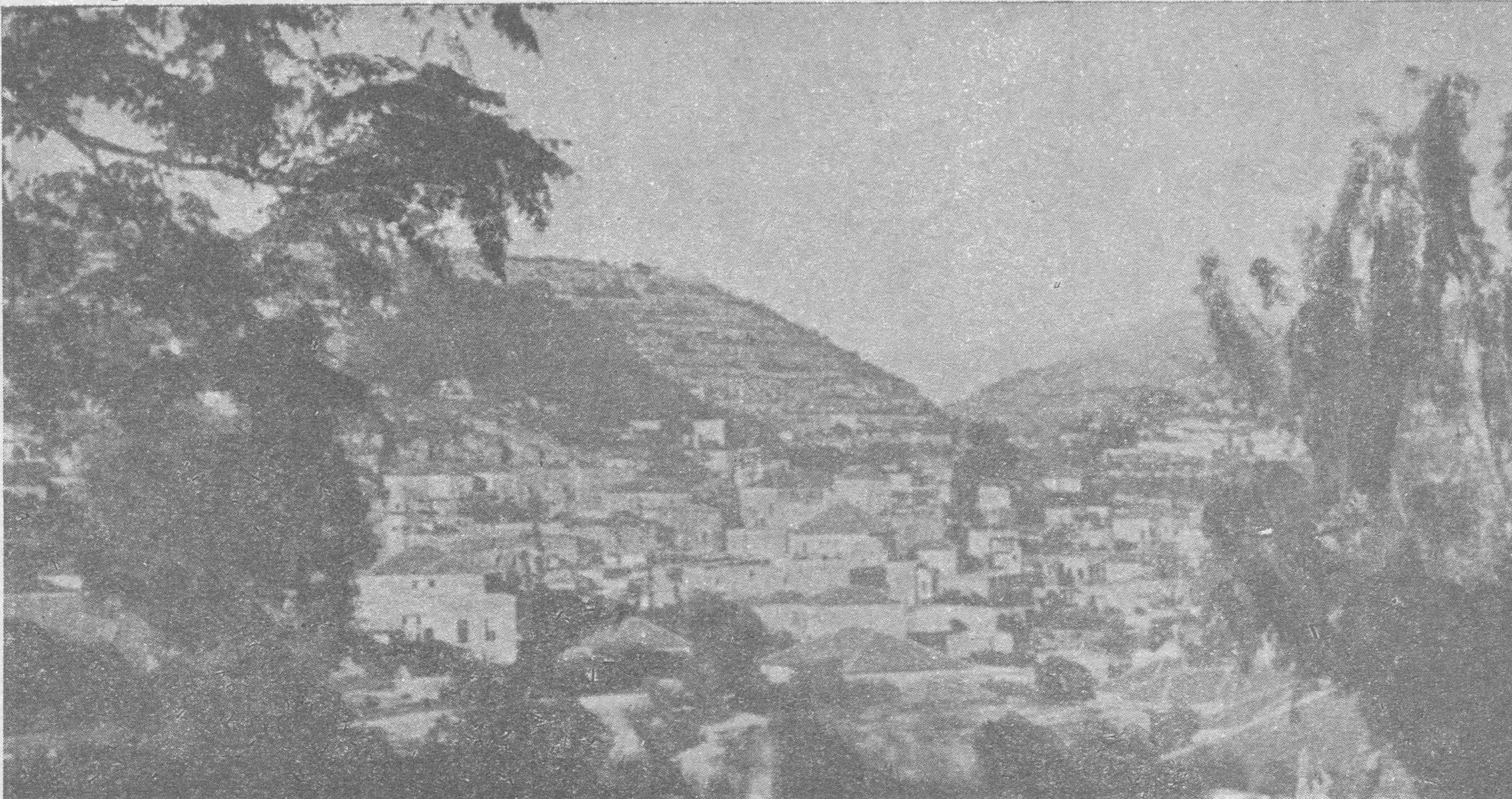 Vue d’un village libanais.