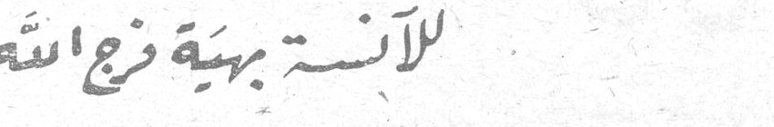 الآنسة بهية فرج الله