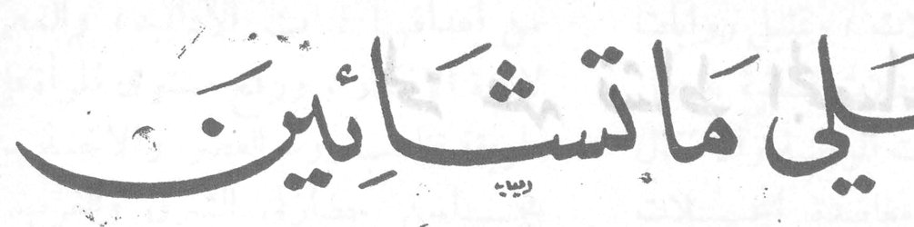 سلي ما تشائين