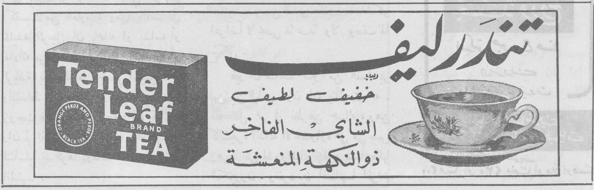 تندرليف Tender Leaf BRAND TEA ORANGE PEKOE AND PEKOE - BLACK TEA خفيف لطيف الشاي الفاخر ذو النكهة المنعشة