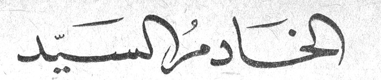 الخادم السيّد