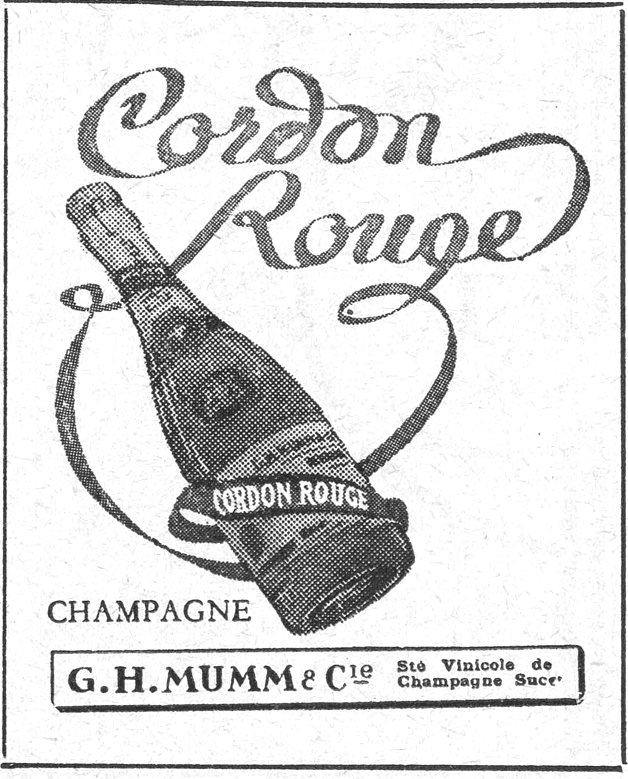 Cordon Rouge CHAMPAGNE G.H. MUMM & Cie Sté Vinicole de Champagne Succr