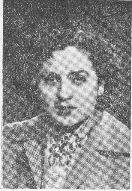 صورة الآنسة سميرة عزام