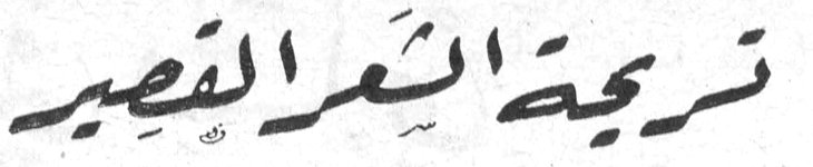تسريحة الشعر القصير