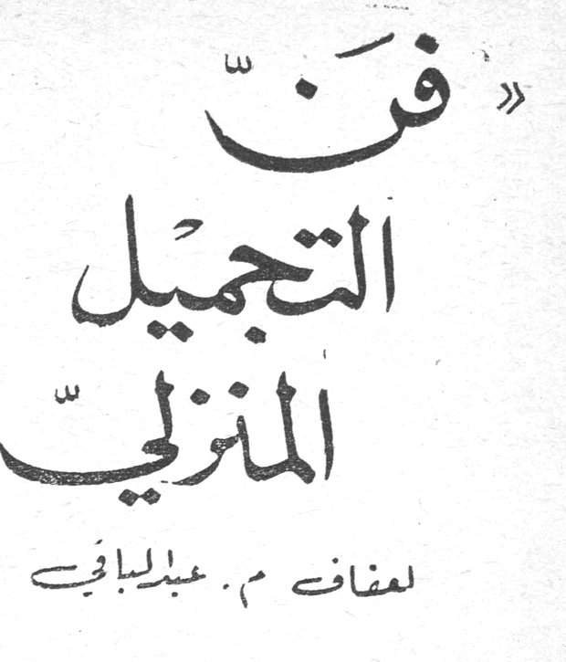 «فنّ التجميل المنزلي» لعفاف م. عبدالباقي - ٢ -