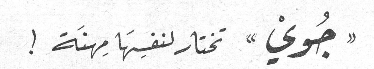 «جُوي» تختار لنفسها مهنة !