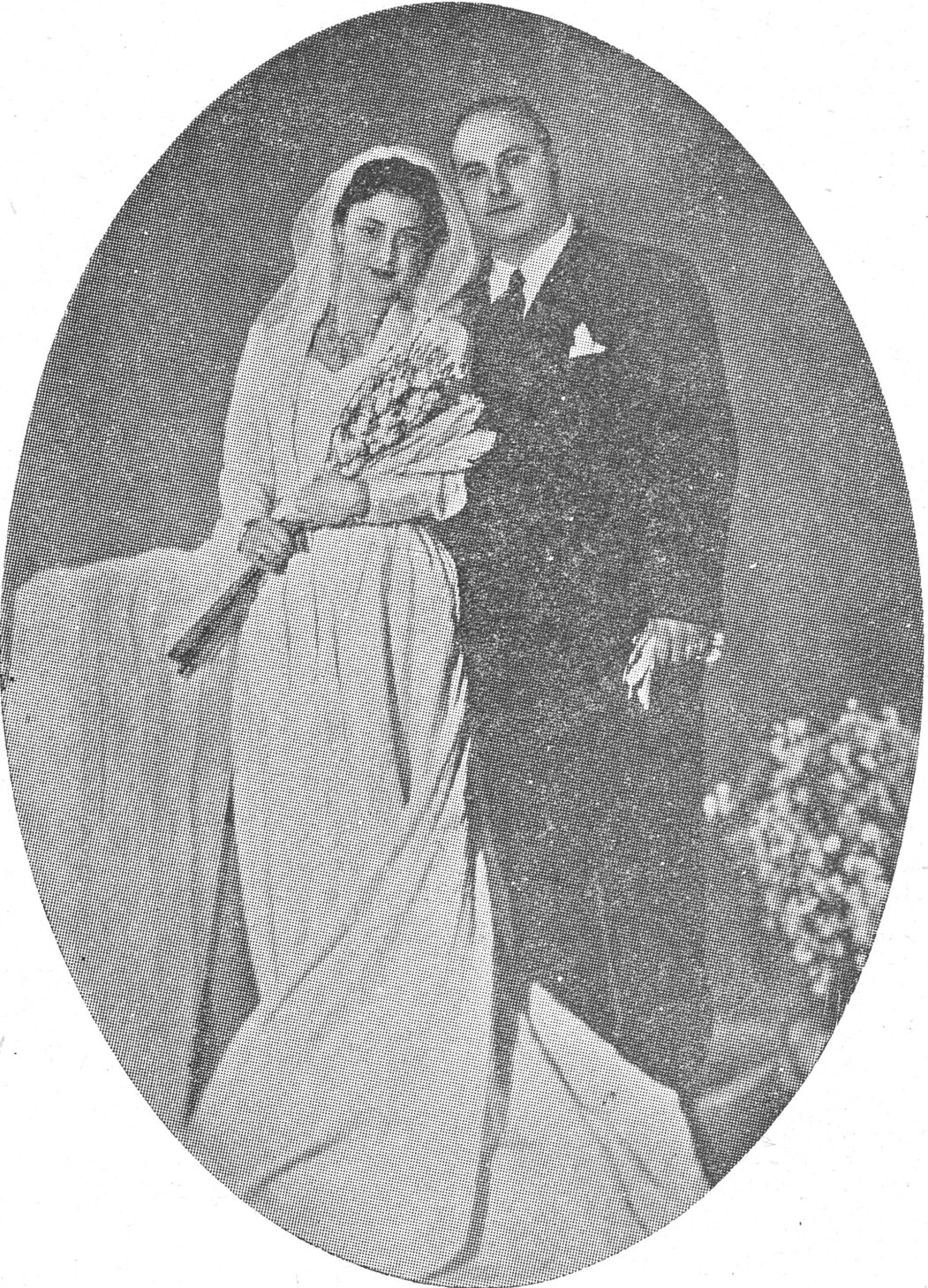 صورة زفاف الآنسة رحاب والسيد نزار عزت
