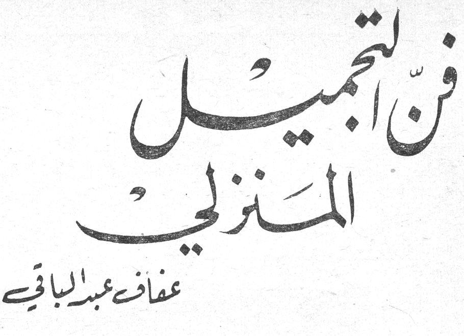 فن التجميل المنزلي عفاف عبد الباقي