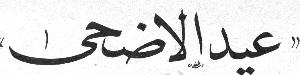 «عيد الاضحى»