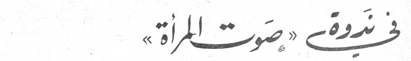في ندوة «صوت المرأة» عن جريدة «صنداي ستار» - واشنطن