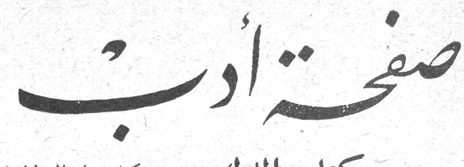 صفحة أدب