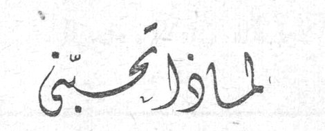 لماذا تحبني