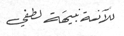 الآنسة نبيهة لطفي