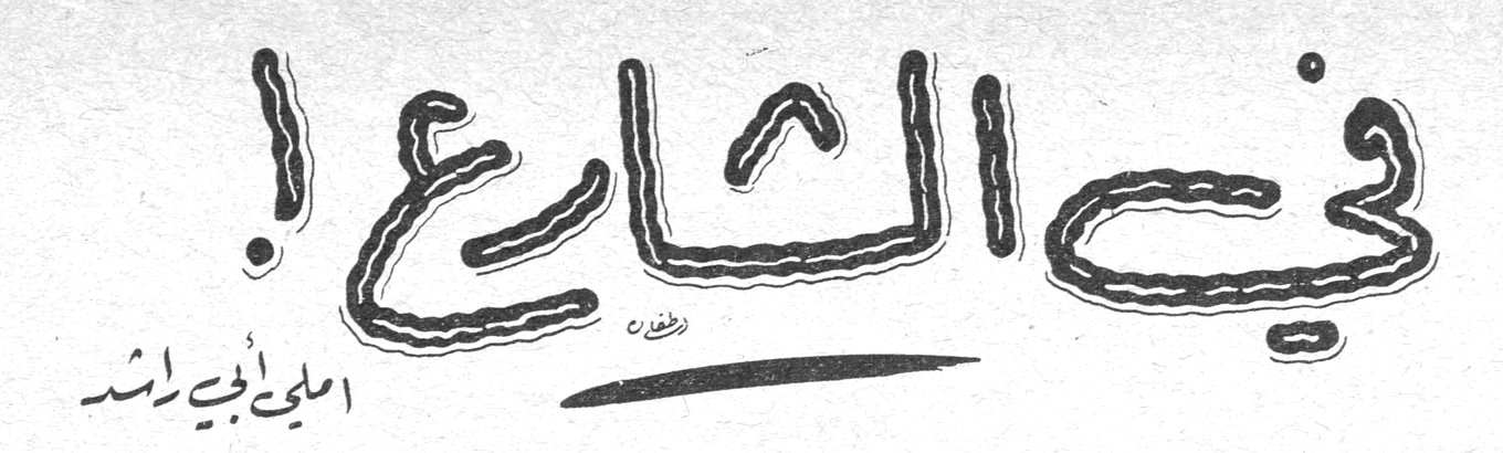 في الشارع! املي أبي راشد