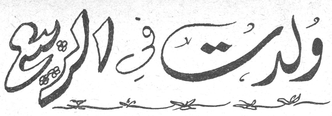 ولدت في الربيع