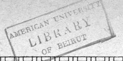 AMERICAN UNIVERSITY LIBRARY OF BEIRUT